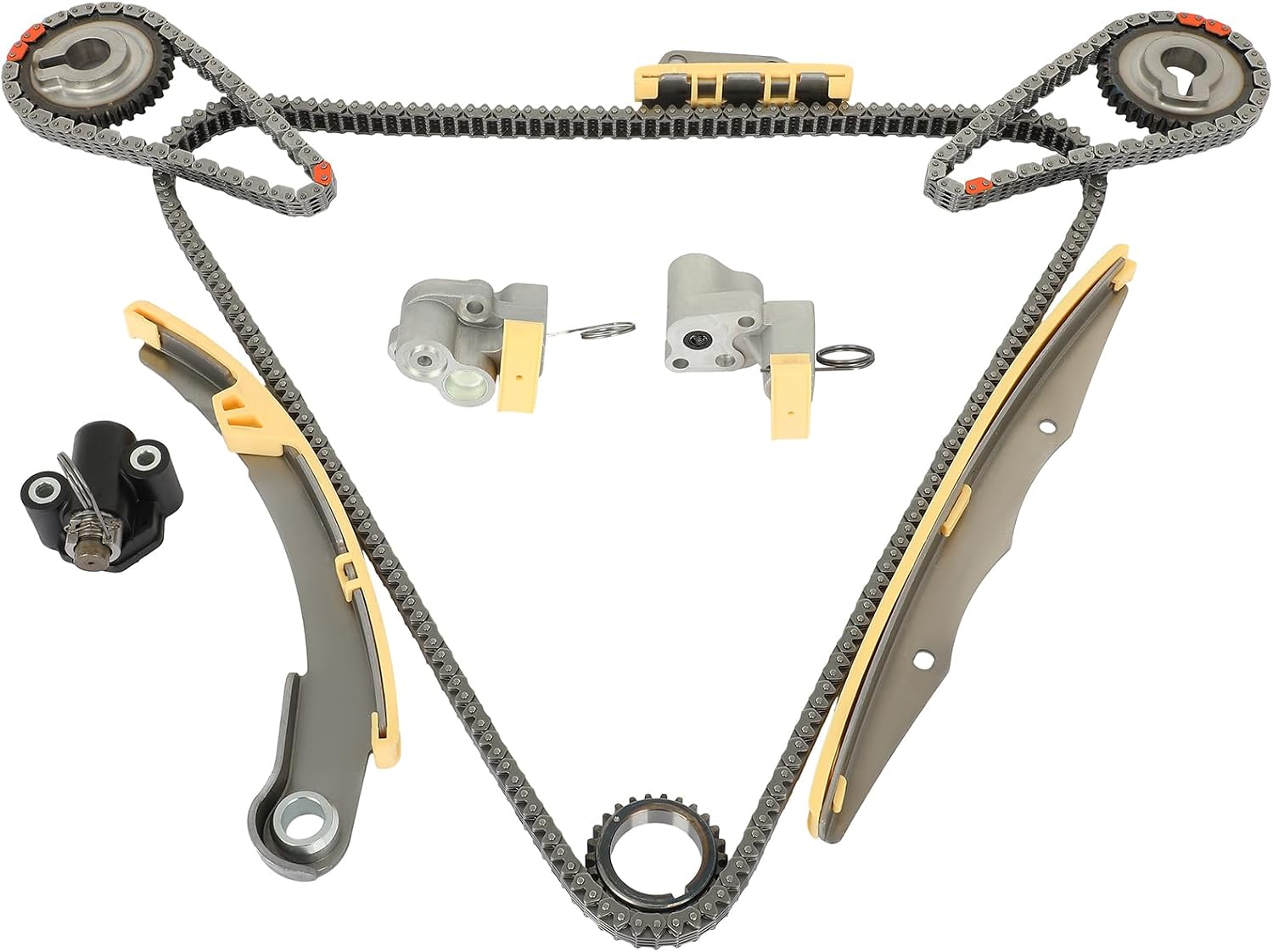 CCIYU Timing Chain Kit with Guides and Tensioner